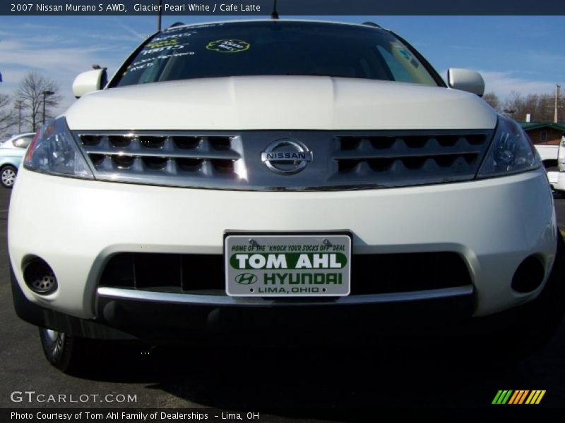 Glacier Pearl White / Cafe Latte 2007 Nissan Murano S AWD