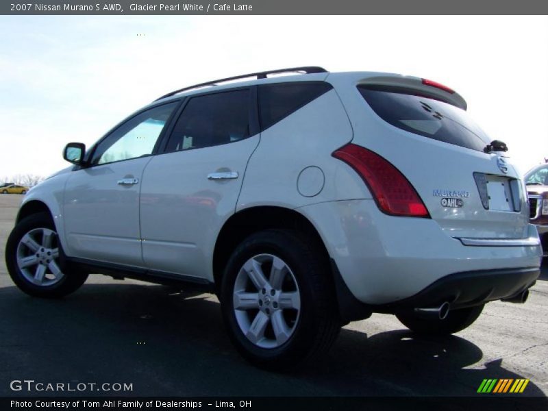 Glacier Pearl White / Cafe Latte 2007 Nissan Murano S AWD
