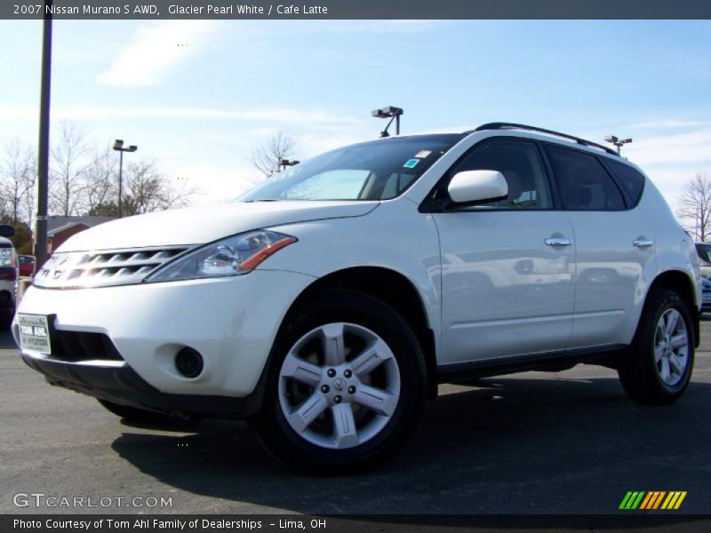 Glacier Pearl White / Cafe Latte 2007 Nissan Murano S AWD