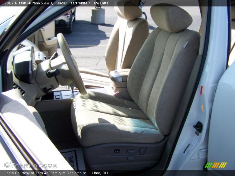 Glacier Pearl White / Cafe Latte 2007 Nissan Murano S AWD
