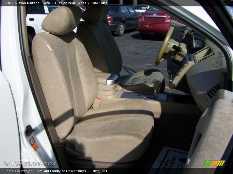 Glacier Pearl White / Cafe Latte 2007 Nissan Murano S AWD