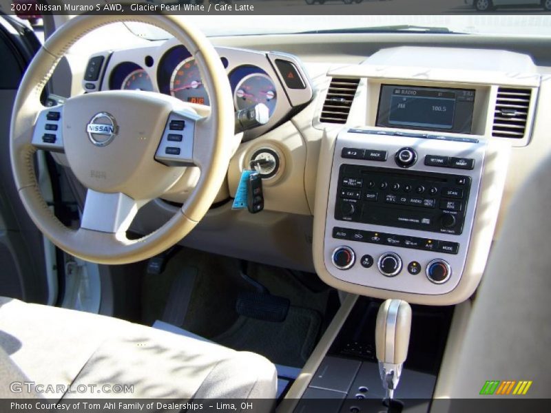 Glacier Pearl White / Cafe Latte 2007 Nissan Murano S AWD