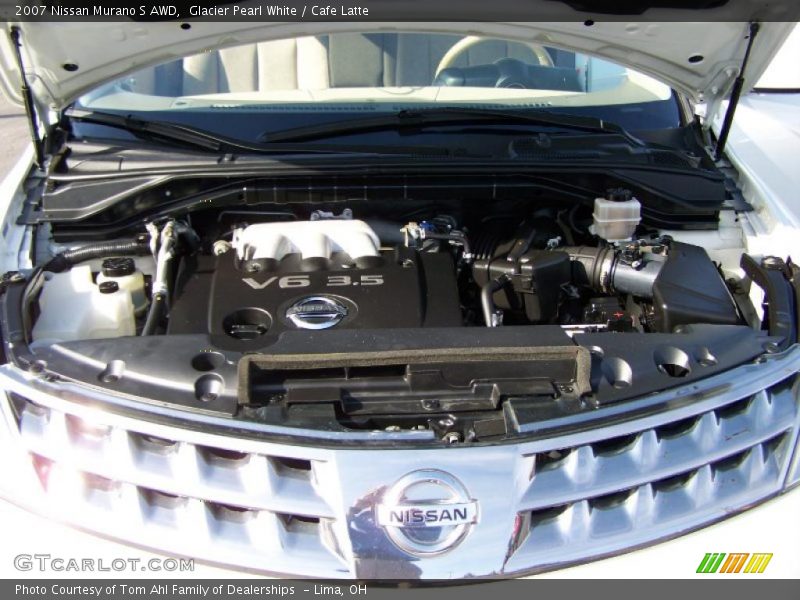 Glacier Pearl White / Cafe Latte 2007 Nissan Murano S AWD