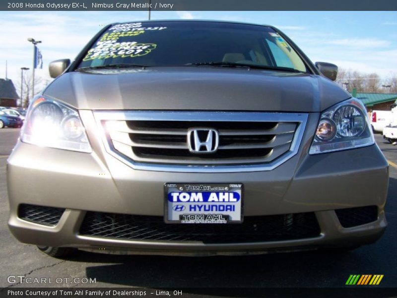 Nimbus Gray Metallic / Ivory 2008 Honda Odyssey EX-L