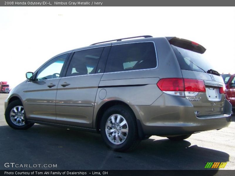 Nimbus Gray Metallic / Ivory 2008 Honda Odyssey EX-L
