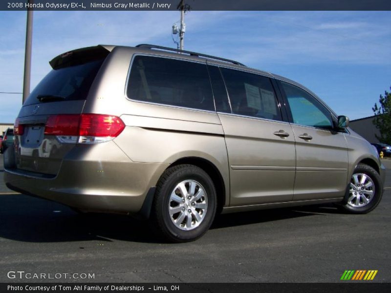 Nimbus Gray Metallic / Ivory 2008 Honda Odyssey EX-L
