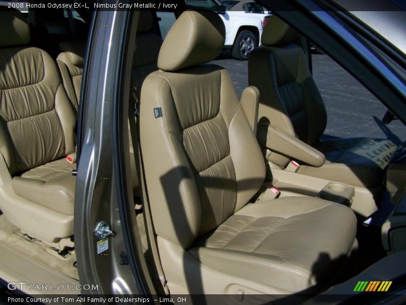 Nimbus Gray Metallic / Ivory 2008 Honda Odyssey EX-L