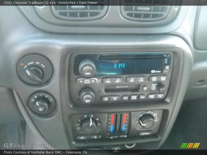 Victory Red / Dark Pewter 2002 Chevrolet TrailBlazer LS 4x4
