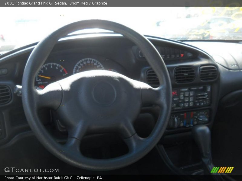 Bright Red / Graphite 2001 Pontiac Grand Prix GT Sedan