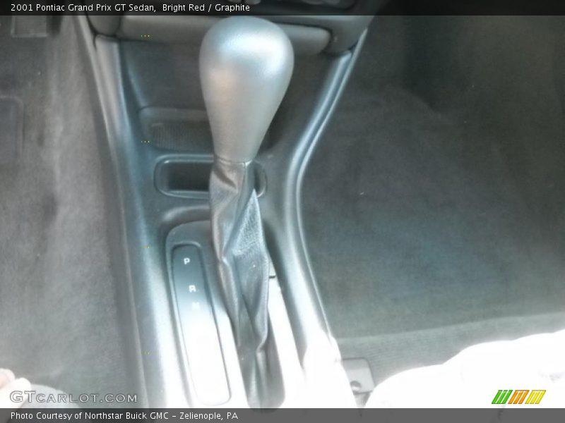 Bright Red / Graphite 2001 Pontiac Grand Prix GT Sedan