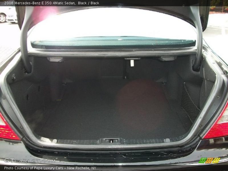 Black / Black 2008 Mercedes-Benz E 350 4Matic Sedan