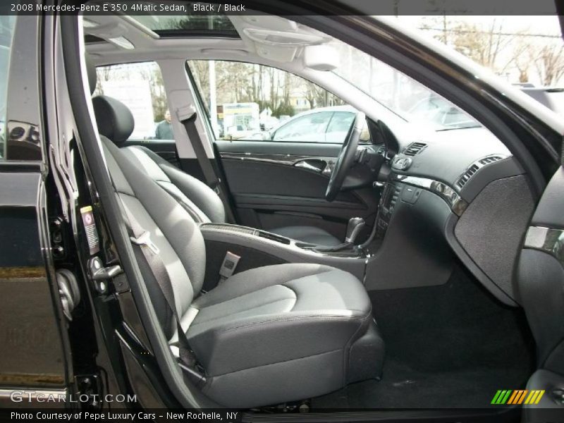 Black / Black 2008 Mercedes-Benz E 350 4Matic Sedan