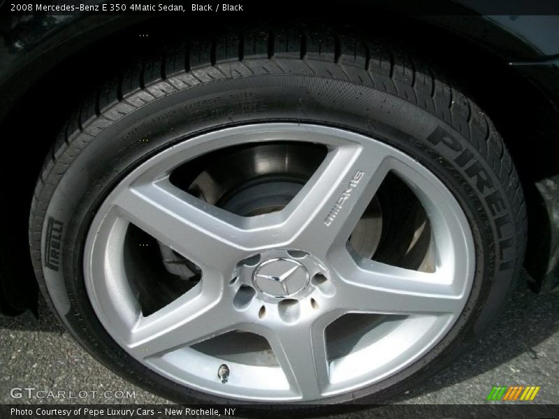 Black / Black 2008 Mercedes-Benz E 350 4Matic Sedan