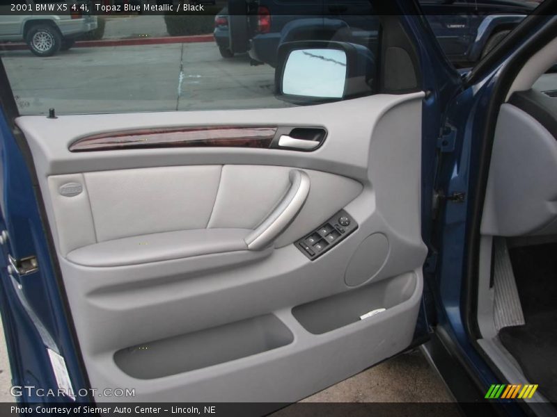 Topaz Blue Metallic / Black 2001 BMW X5 4.4i