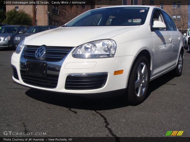 Candy White / Anthracite 2009 Volkswagen Jetta SE Sedan