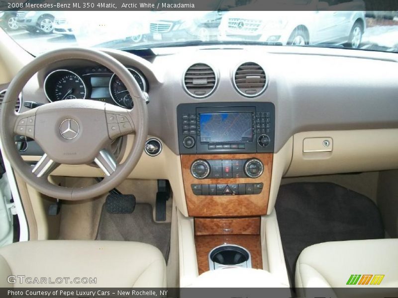 Arctic White / Macadamia 2008 Mercedes-Benz ML 350 4Matic