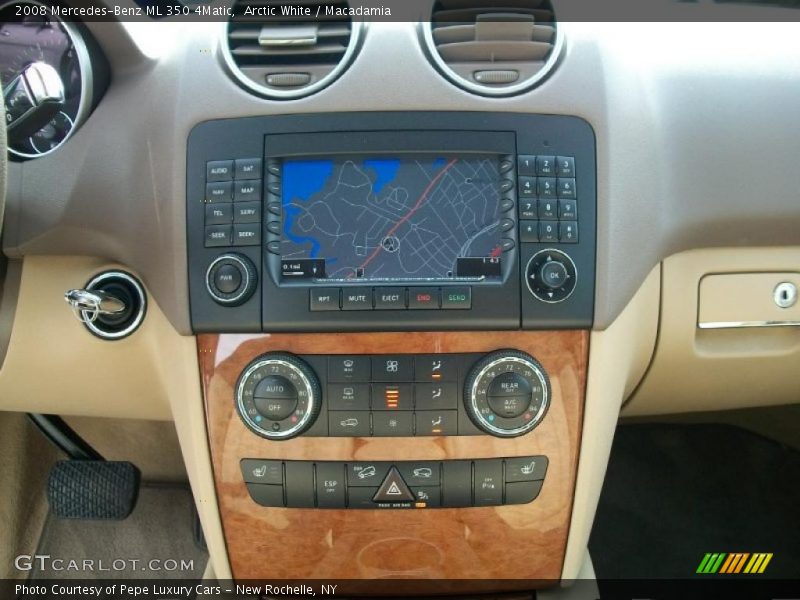Arctic White / Macadamia 2008 Mercedes-Benz ML 350 4Matic