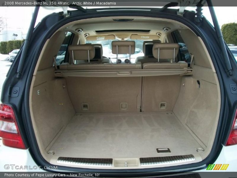 Arctic White / Macadamia 2008 Mercedes-Benz ML 350 4Matic