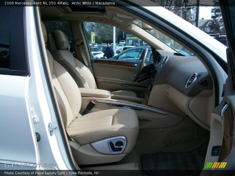 Arctic White / Macadamia 2008 Mercedes-Benz ML 350 4Matic