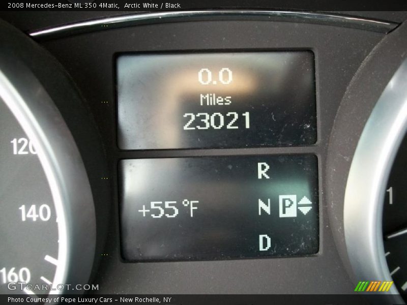 Arctic White / Black 2008 Mercedes-Benz ML 350 4Matic