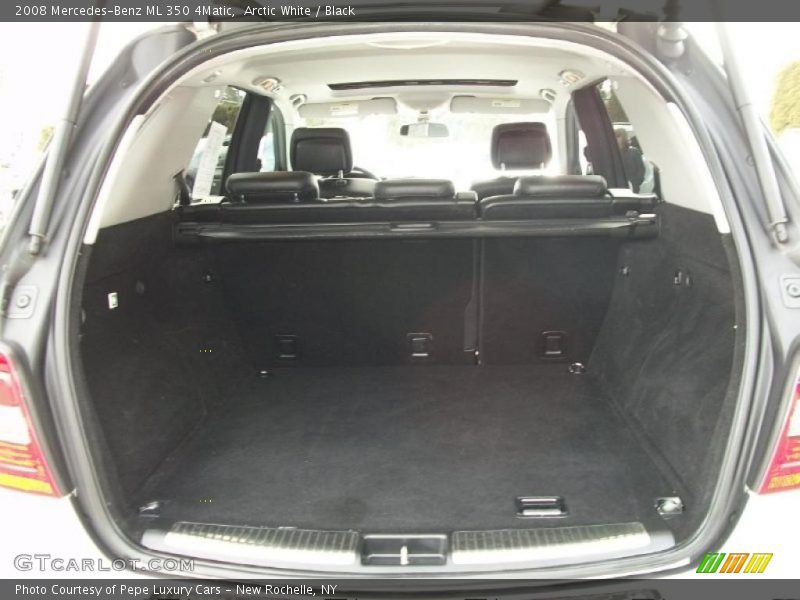Arctic White / Black 2008 Mercedes-Benz ML 350 4Matic