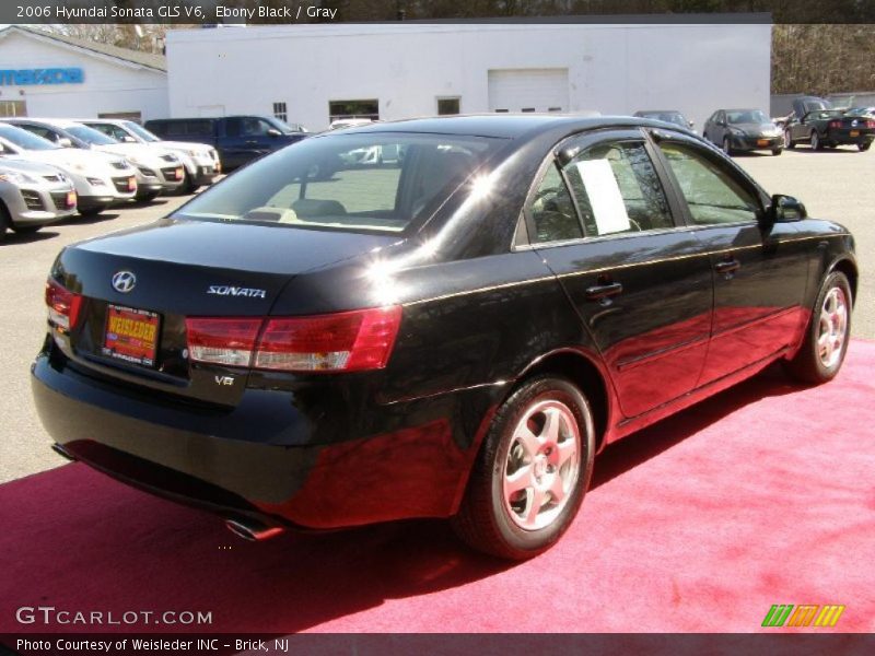 Ebony Black / Gray 2006 Hyundai Sonata GLS V6