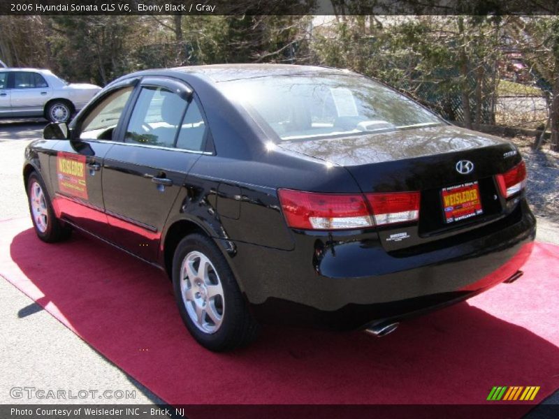 Ebony Black / Gray 2006 Hyundai Sonata GLS V6