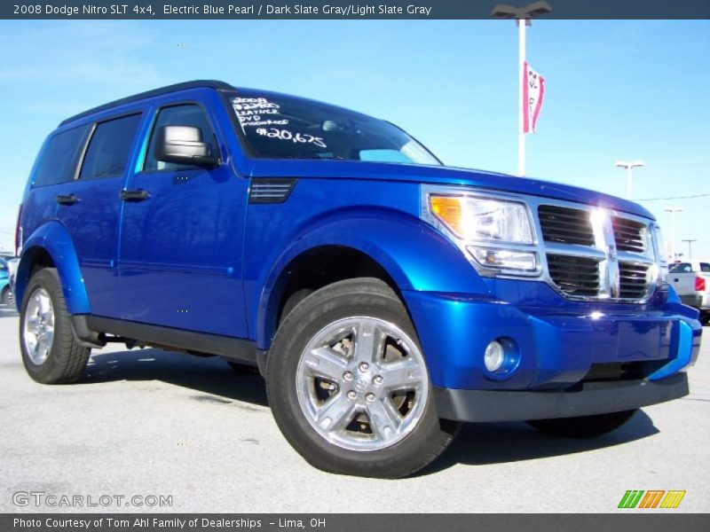 Electric Blue Pearl / Dark Slate Gray/Light Slate Gray 2008 Dodge Nitro SLT 4x4