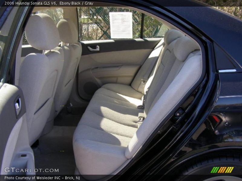 Ebony Black / Gray 2006 Hyundai Sonata GLS V6