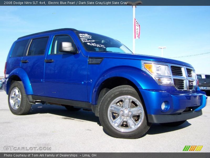 Electric Blue Pearl / Dark Slate Gray/Light Slate Gray 2008 Dodge Nitro SLT 4x4