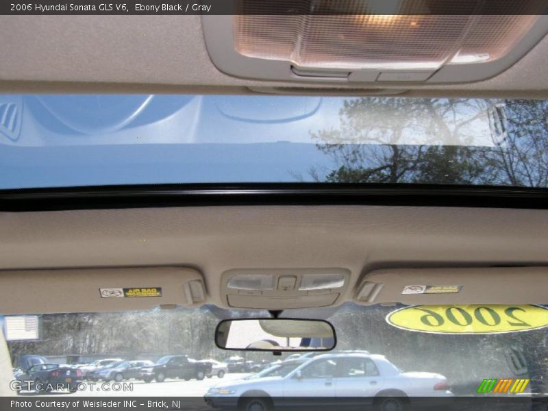 Ebony Black / Gray 2006 Hyundai Sonata GLS V6