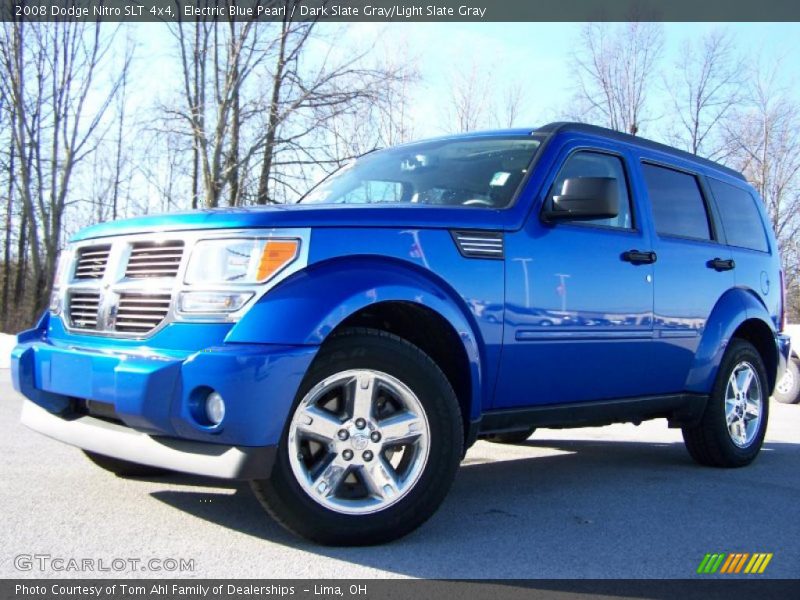 Electric Blue Pearl / Dark Slate Gray/Light Slate Gray 2008 Dodge Nitro SLT 4x4