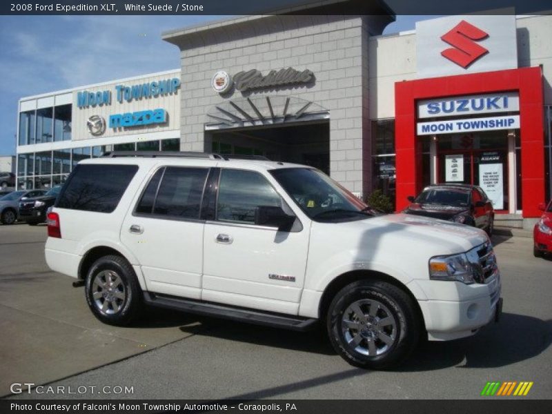 White Suede / Stone 2008 Ford Expedition XLT
