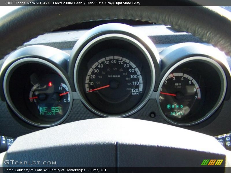 Electric Blue Pearl / Dark Slate Gray/Light Slate Gray 2008 Dodge Nitro SLT 4x4