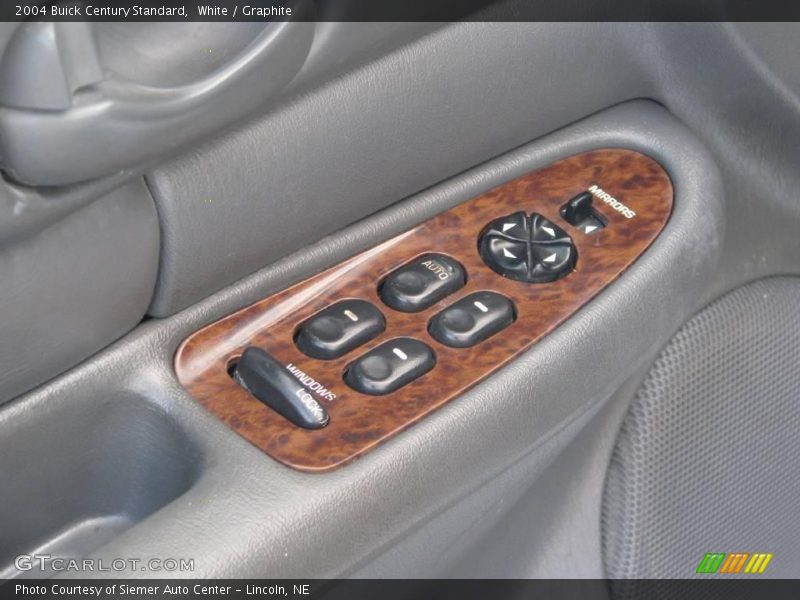 White / Graphite 2004 Buick Century Standard