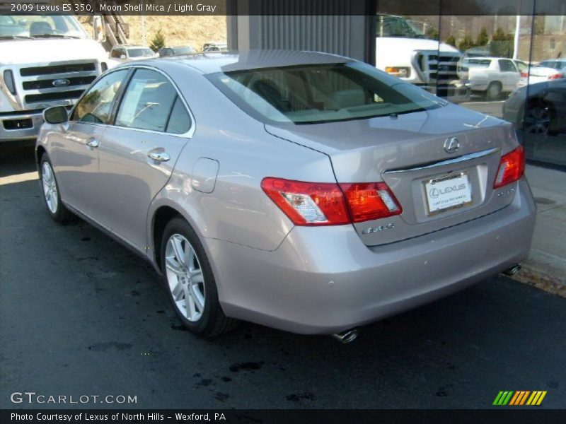 Moon Shell Mica / Light Gray 2009 Lexus ES 350
