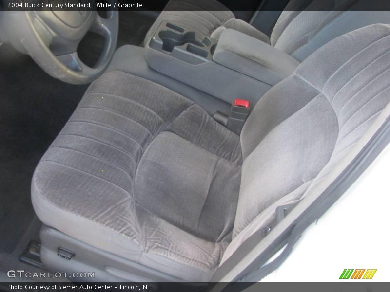 White / Graphite 2004 Buick Century Standard