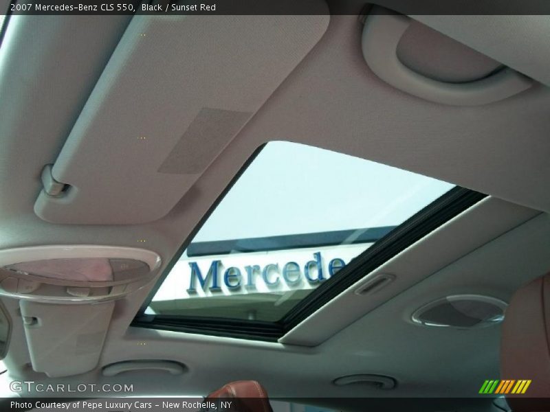 Black / Sunset Red 2007 Mercedes-Benz CLS 550