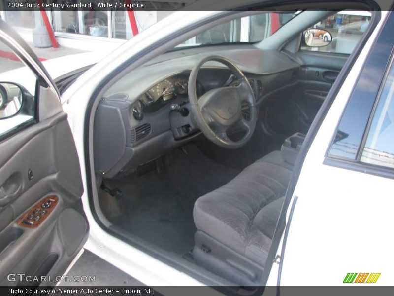 White / Graphite 2004 Buick Century Standard