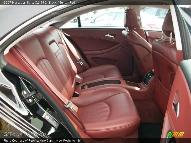 Black / Sunset Red 2007 Mercedes-Benz CLS 550