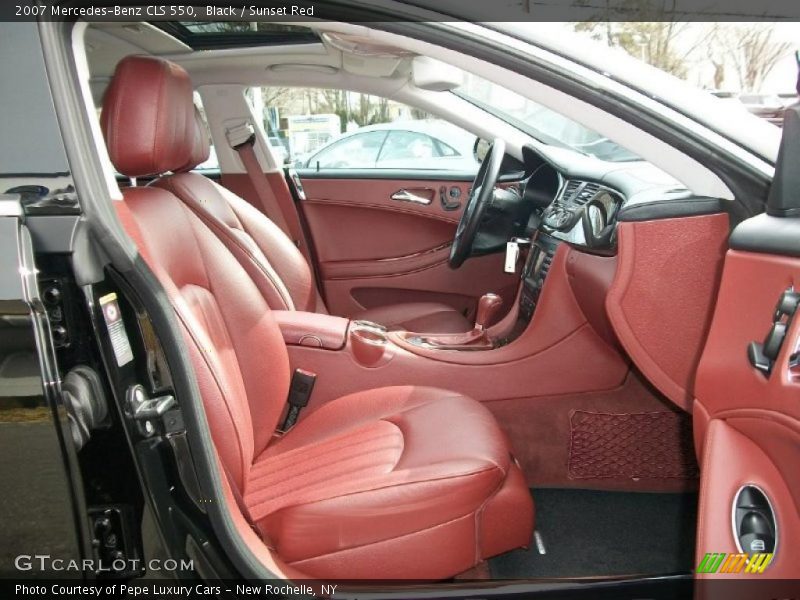 Black / Sunset Red 2007 Mercedes-Benz CLS 550