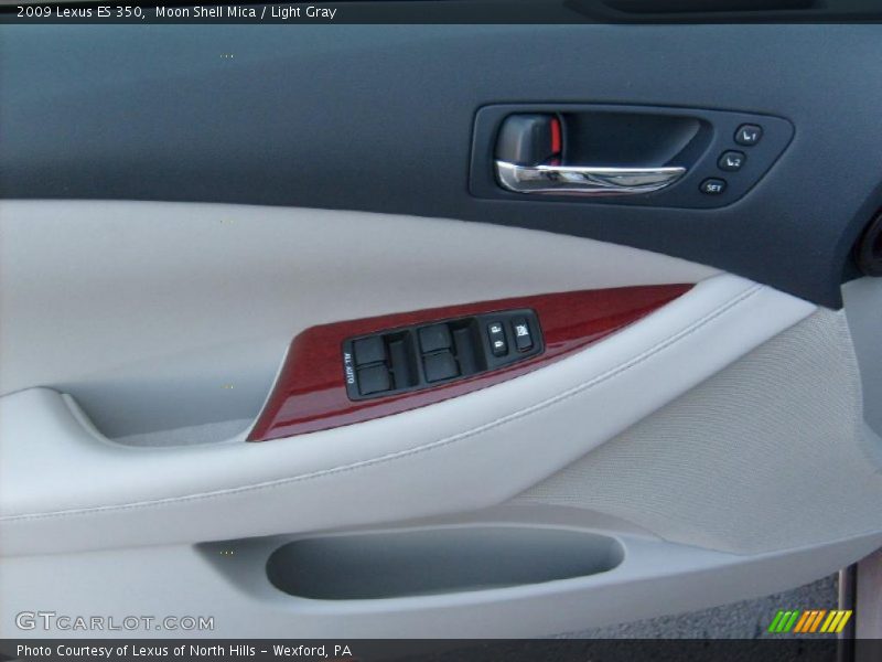 Moon Shell Mica / Light Gray 2009 Lexus ES 350
