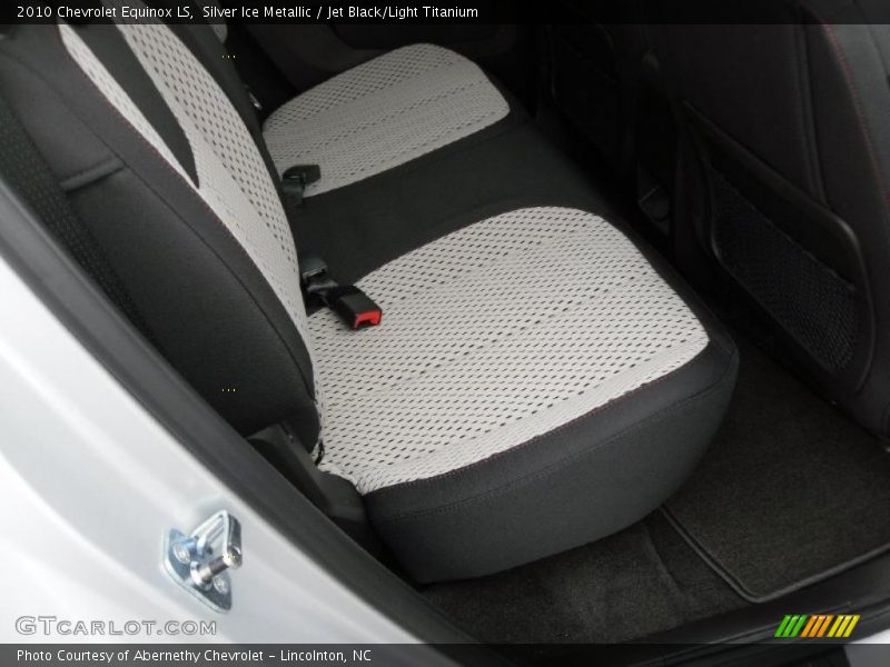 Silver Ice Metallic / Jet Black/Light Titanium 2010 Chevrolet Equinox LS