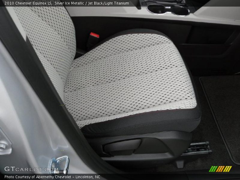 Silver Ice Metallic / Jet Black/Light Titanium 2010 Chevrolet Equinox LS