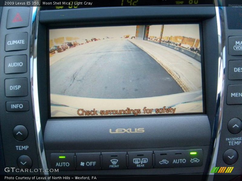 Moon Shell Mica / Light Gray 2009 Lexus ES 350