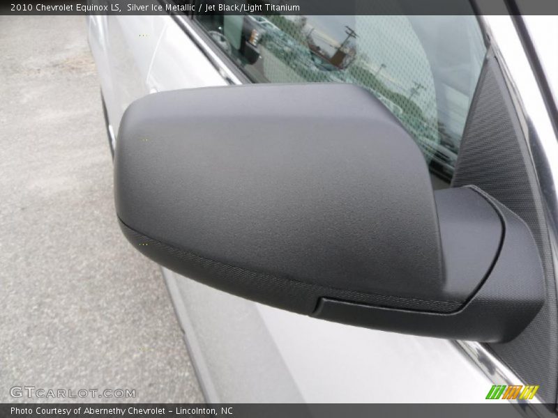 Silver Ice Metallic / Jet Black/Light Titanium 2010 Chevrolet Equinox LS
