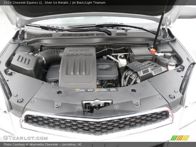 Silver Ice Metallic / Jet Black/Light Titanium 2010 Chevrolet Equinox LS