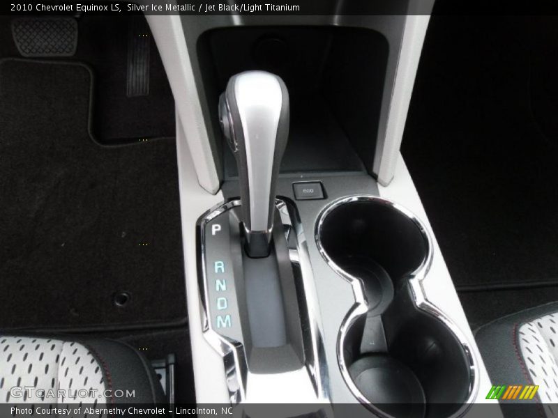 Silver Ice Metallic / Jet Black/Light Titanium 2010 Chevrolet Equinox LS