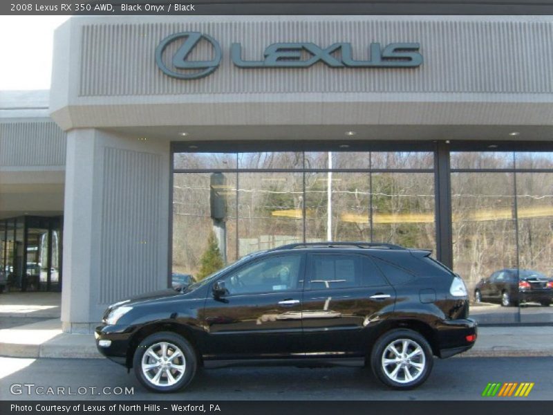 Black Onyx / Black 2008 Lexus RX 350 AWD