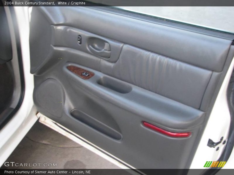 White / Graphite 2004 Buick Century Standard